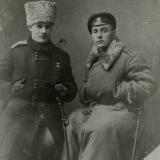 Маркин Михаил Иванович (1887-1978) (первый слева).   В 1920 – 1921 гг. – участник подавления крестьянского восстания в Кирсановском, Сампурских районах Тамбовской губернии. Делегат VIII Всероссийского съезда Советов.[1918 г.]